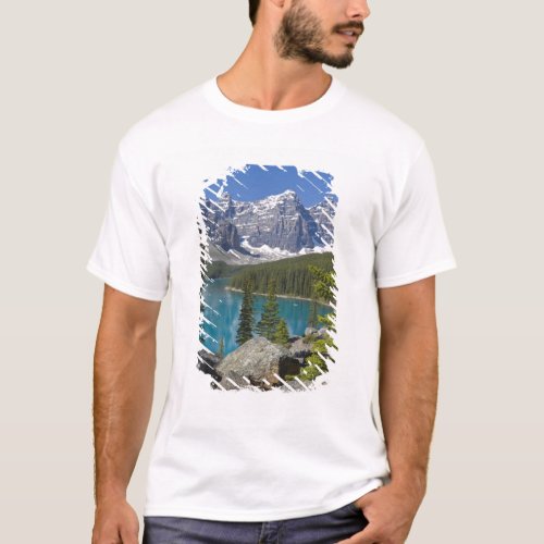 Moraine Lake Canadian Rockies Alberta Canada T_Shirt