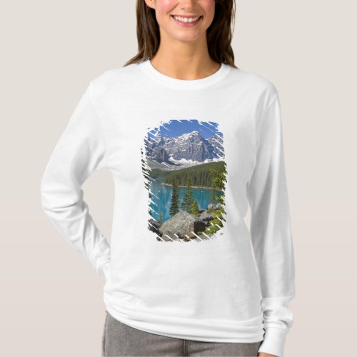 Moraine Lake Canadian Rockies Alberta Canada T_Shirt