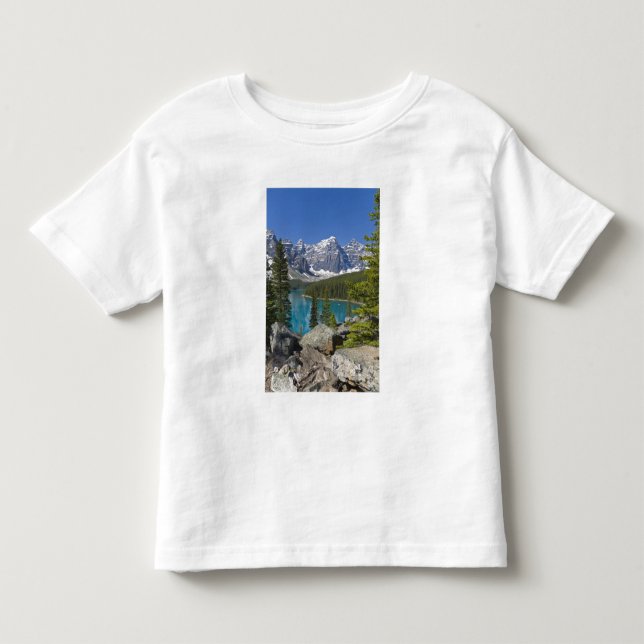 Moraine Lake, Canadian Rockies, Alberta, Canada Toddler T-shirt (Front)