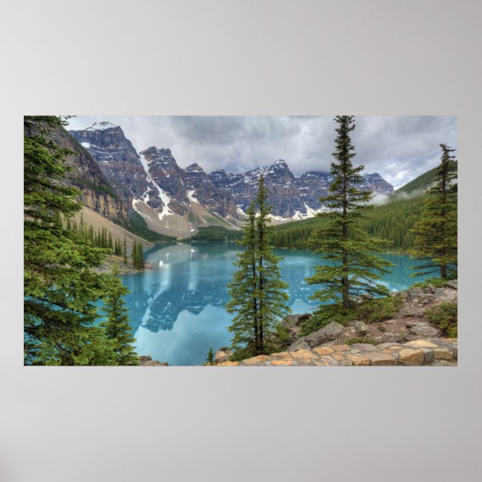 Moraine Lake Pano Poster | Zazzle.com