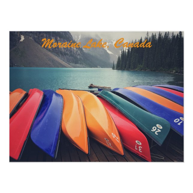 Moraine Lake Poster (Front)