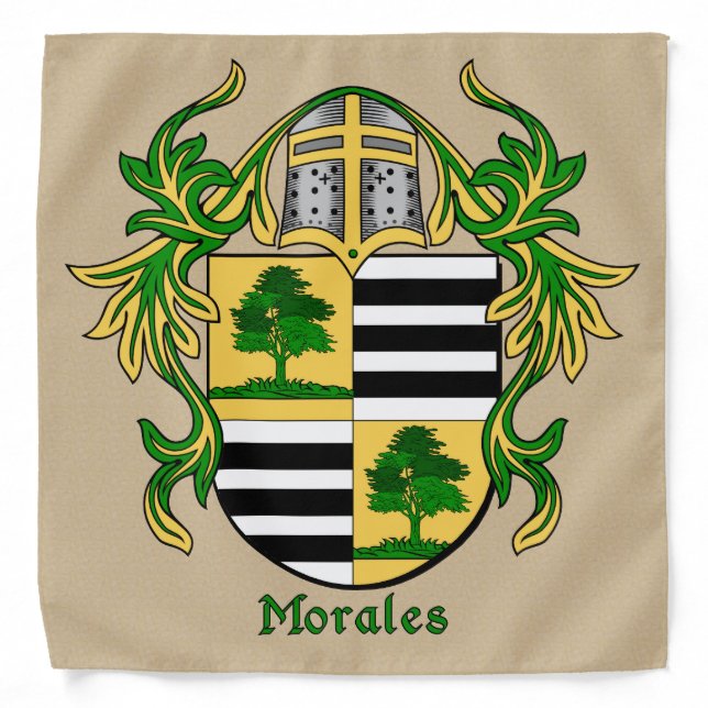 Morales Historical Coat of Arms Bandana (Front)
