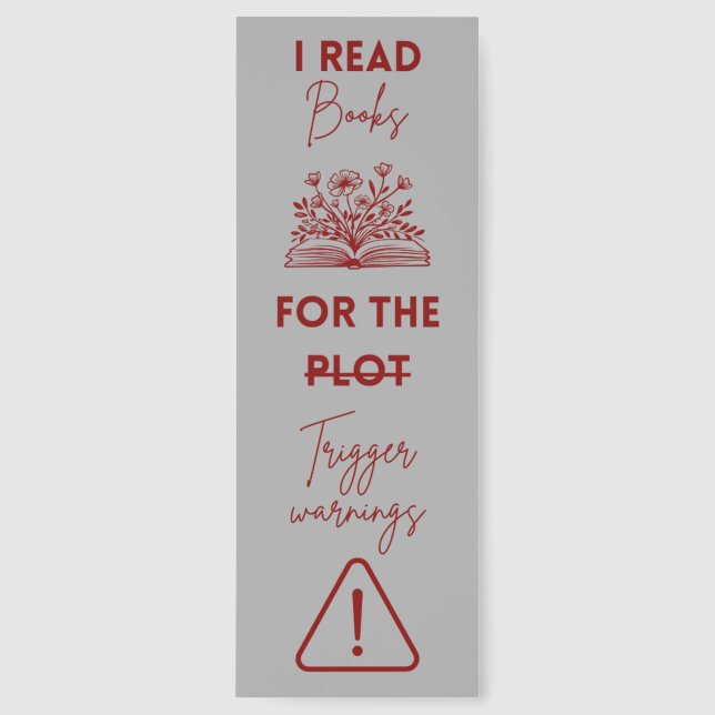 Morally Gray Characters Bookmark - Dark Romance  (Front)