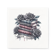 Morally Grey Book Club Napkins