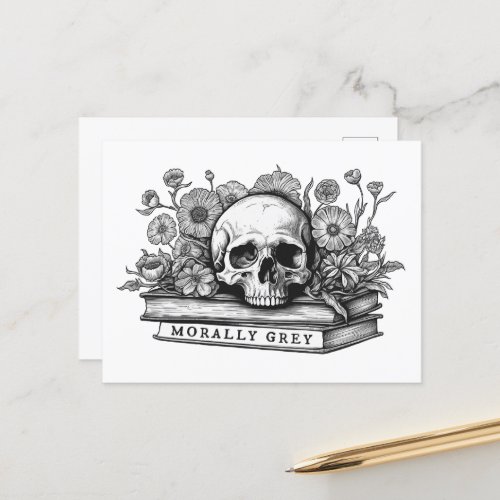 Morally grey romance books postcard