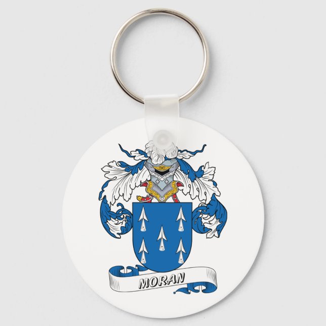 Moran Family Crest Keychain (Front)