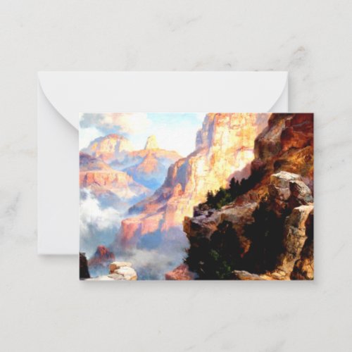 Moran _ Grand Canyon of the Colorado Arizona Note Card