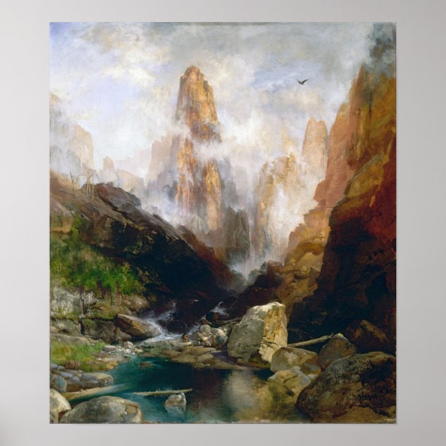 Moran - Mist In Kanab Canyon, Utah Poster (Front)