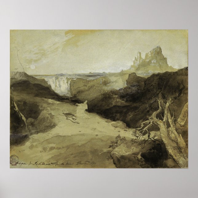 Moran - Study, Hagar And Ishmael In The Desert 18… Poster (Front)