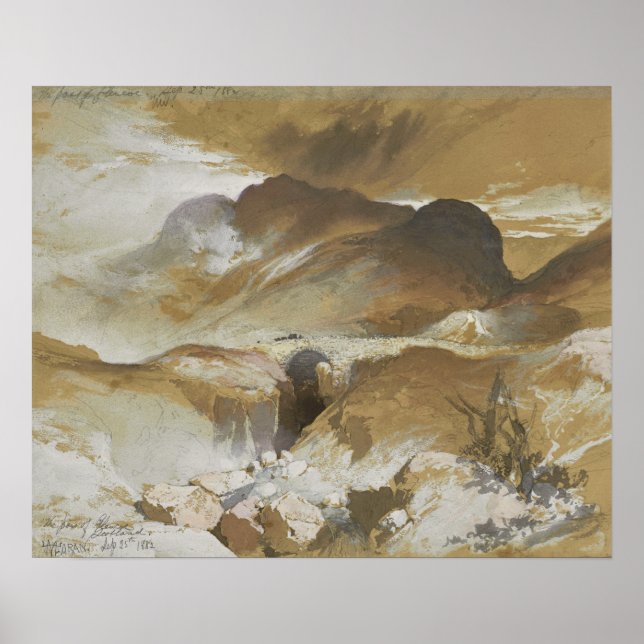 Moran - The Pass Of Glencoe Scotland Poster (Front)