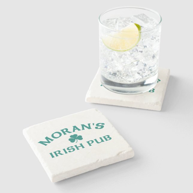 Moran's Irish Pub Stone Coaster (Side)