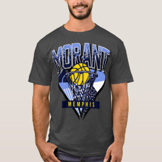 Morant Retro Memphis Basketball Throwback T-Shirt