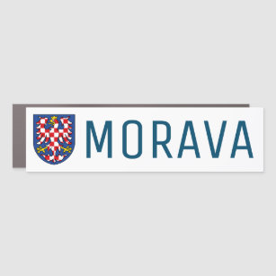 Moravia coat of arms - CZECHIA Car Magnet