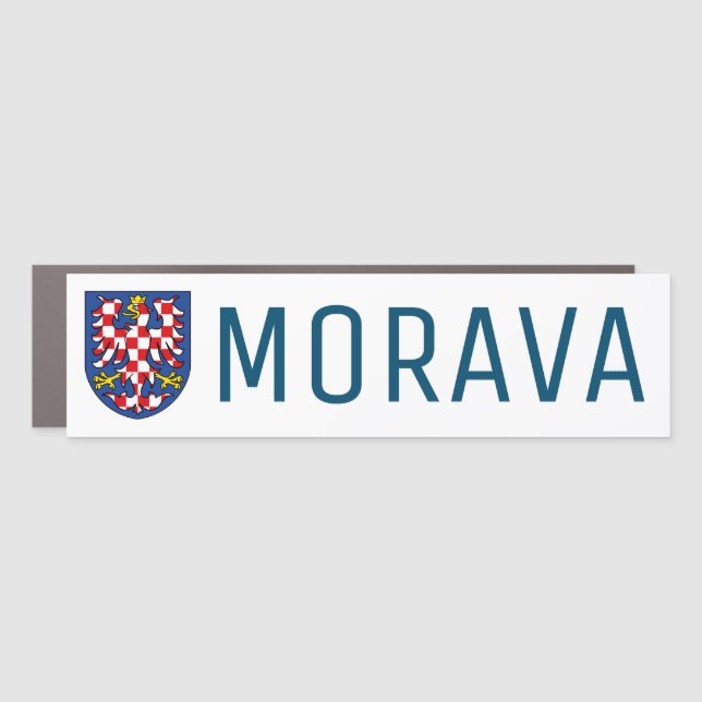 Moravia coat of arms - CZECHIA Car Magnet (Front)