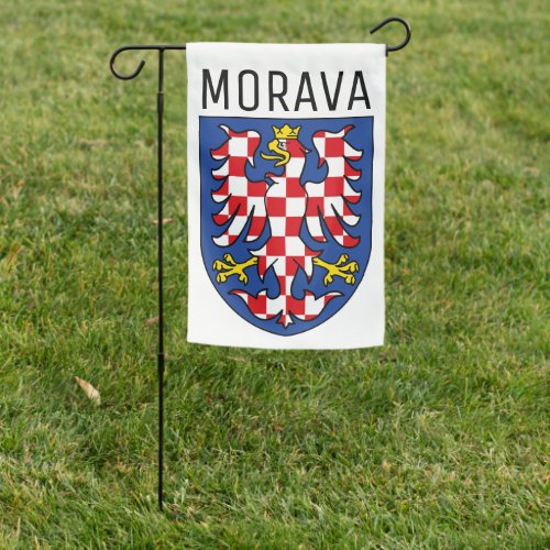 Moravia coat of arms _ CZECHIA Garden Flag