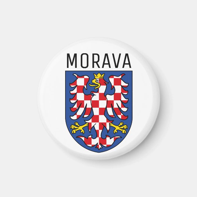 Moravia coat of arms - CZECHIA Magnet (Front)