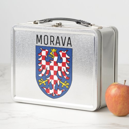 Moravia coat of arms _ CZECHIA Metal Lunch Box