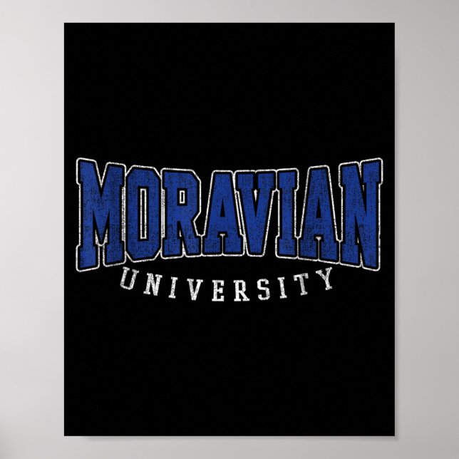 Moravian of Technology Arch Retro for Men Women Poster (Front)