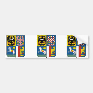 Moravian Silesian Region, Czech Bumper Sticker