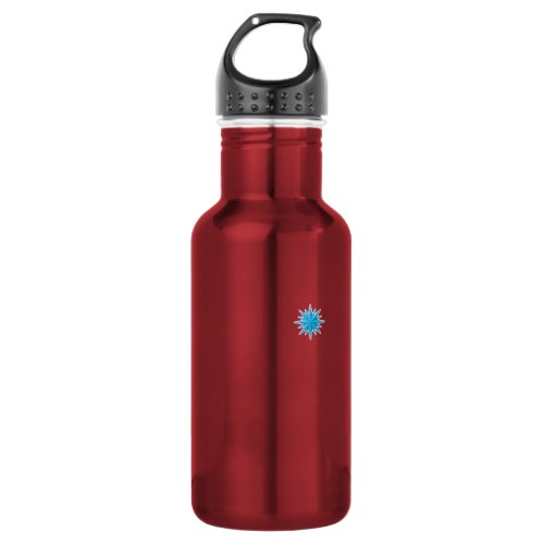Moravian Star Line - Light Blue Stainless Steel Water Bottle