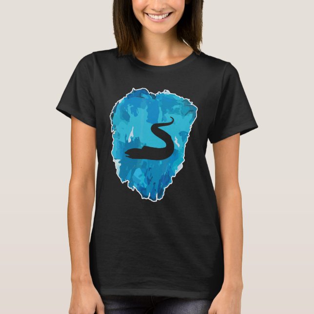 Moray Eel In An Ice Block For Eternity T-Shirt (Front)