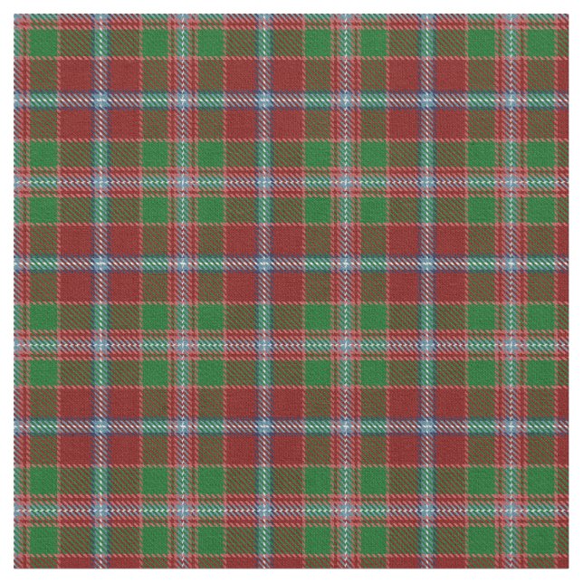 Moray of Abercairny Clan Tartan Fabric (Close Up)