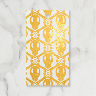 Morbid Faces Foil Gift Tags