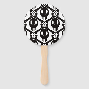 Morbid Faces Hand Fan