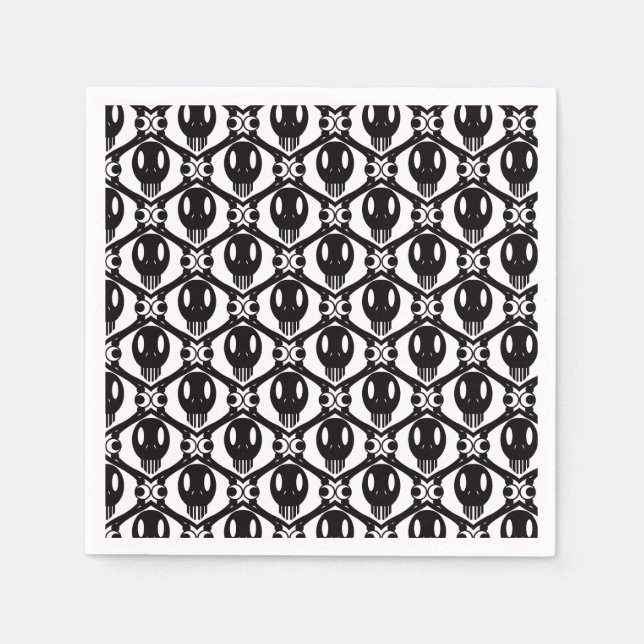 Morbid Faces Napkins (Front)