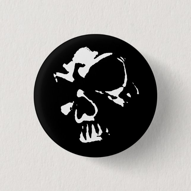 Morbid Skull Button (Front)