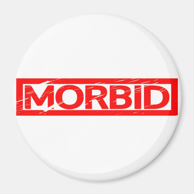 Morbid Stamp Magnet (Front)