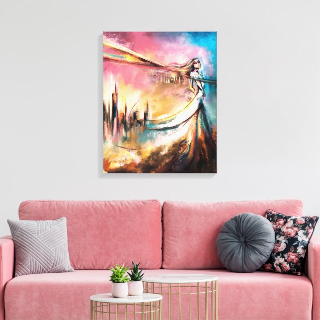 mordan art canvas print (Insitu(LivingRoom))