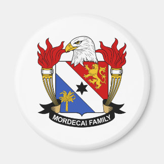 Mordecai Family Crest Magnet