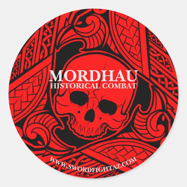 Mordhau Historical Combat Sheet of Stickers (Front)