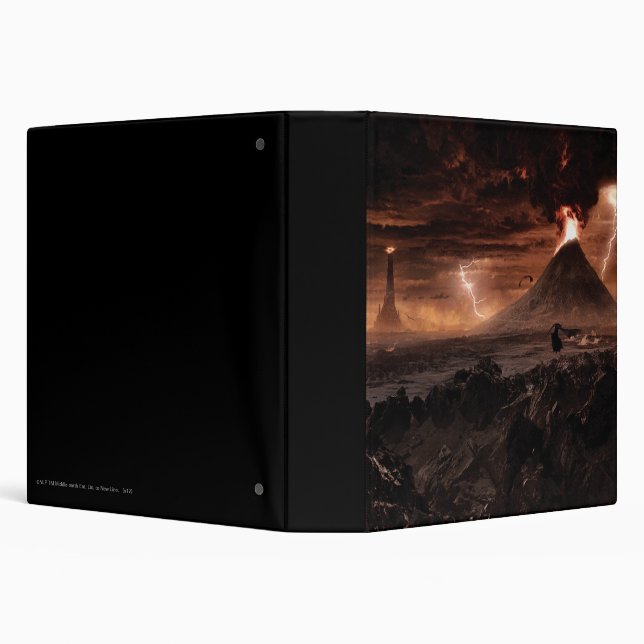 Mordor Lightning Storm 3 Ring Binder (Background)
