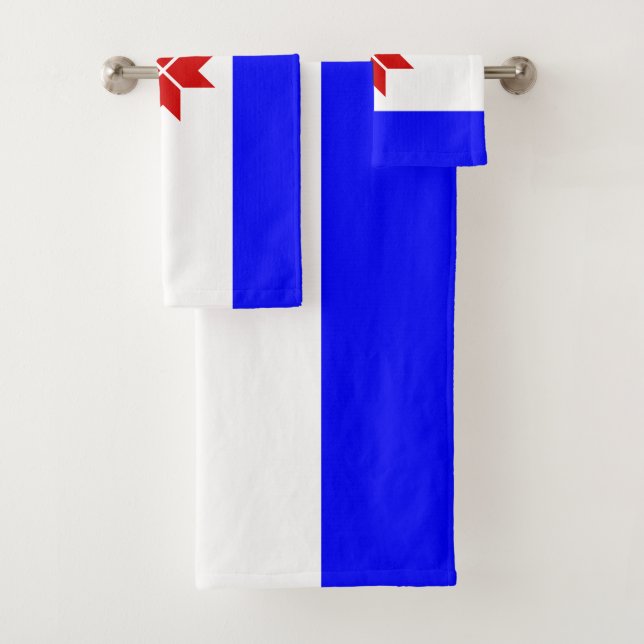 Mordovia Flag Bath Towel Set (Insitu)