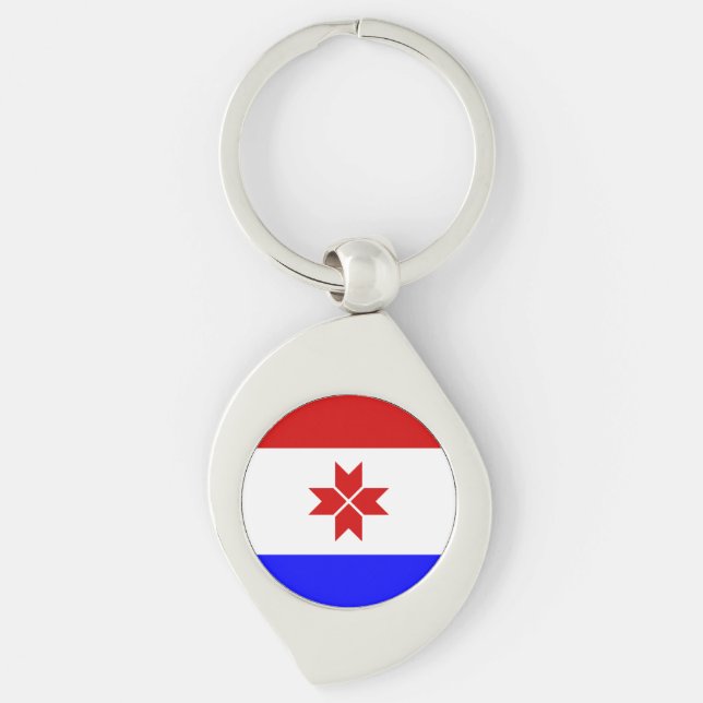 Mordovia Flag Keychain (Front)