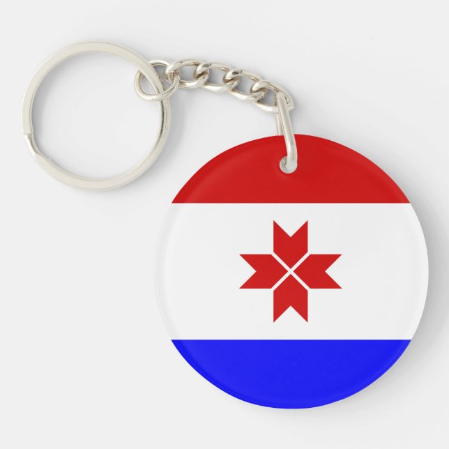 Mordovia Flag Keychain (Front)