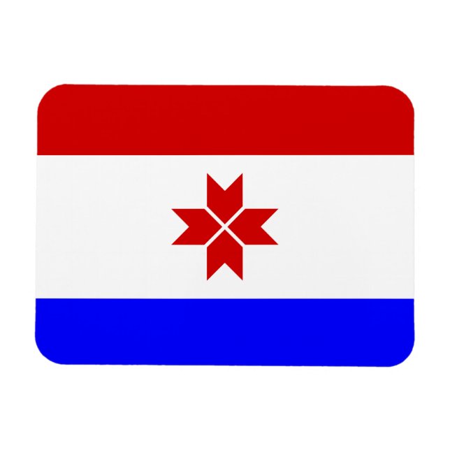 Mordovia Flag Magnet (Horizontal)