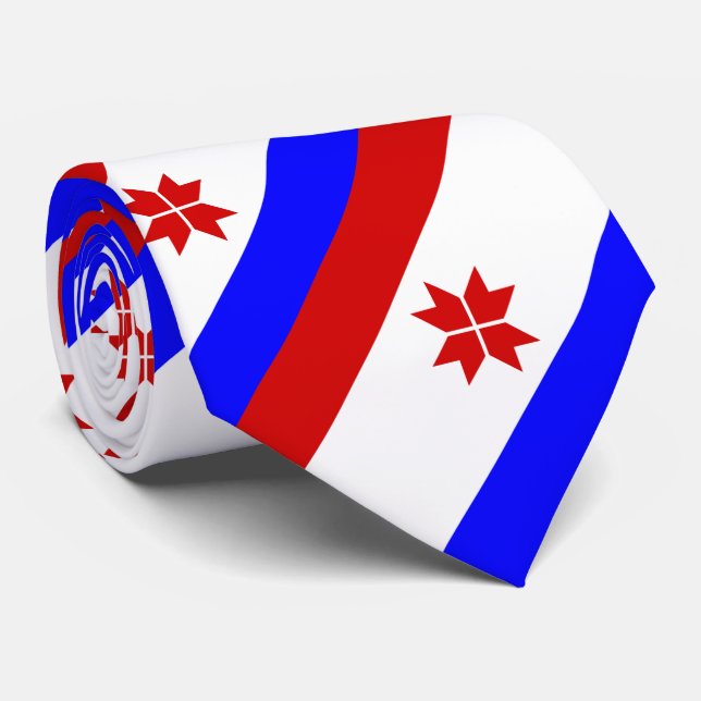 Mordovia Flag Neck Tie (Rolled)
