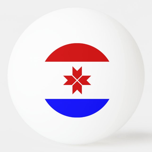 Mordovia Flag Ping Pong Ball (Front)