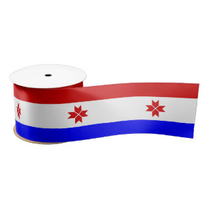 Mordovia Flag Satin Ribbon