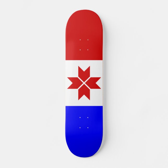 Mordovia Flag Skateboard (Front)