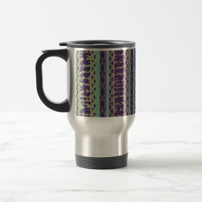 More 1960's Wallpaper Travel Mug (Left)