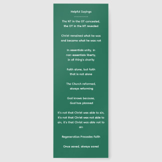 More about the Reformed faith Bookmarks