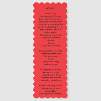 More About Worship Bookmarks