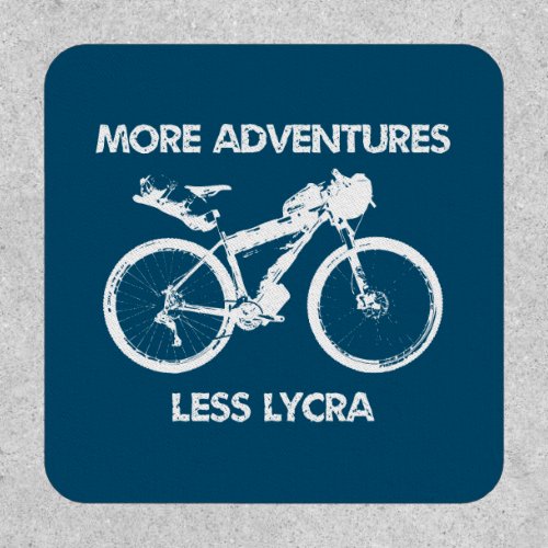 More Adventures Less Lycra Bikepacking Patch