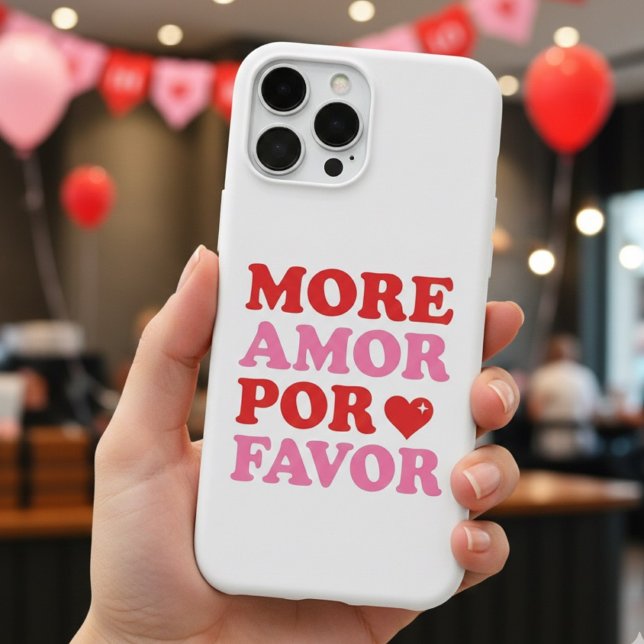 More Amor Por Favor Cute Love iPhone Case (Creator Uploaded)