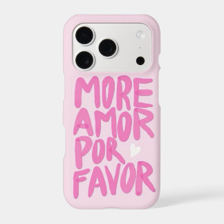 More Amor Por Favor Pink iPhone 17 Pro Case