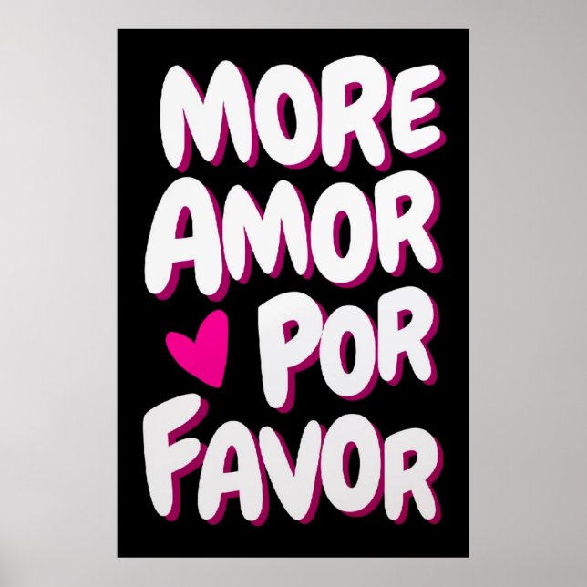More Amor Por Favor Poster (Front)